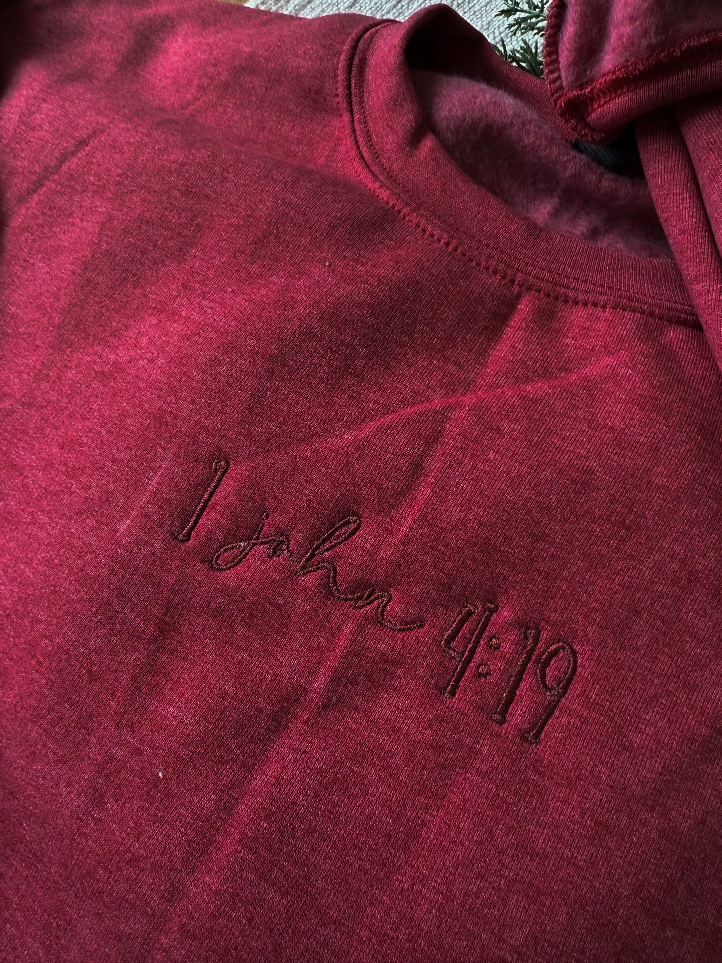 1 John 4:19 Sweatshirt